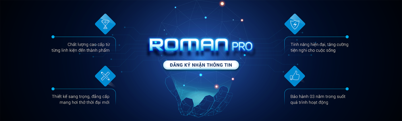 Roman Pro - LED Roman | Thiết Bị Chiếu Sáng Roman